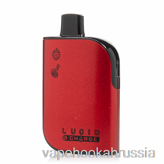 Vape Russia Lucid Charge 7000 одноразовый кислый клубничный пунш